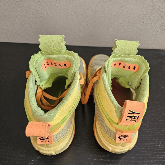 Nike Air Taco Jay Men's Bright Yellow and Orange Sneakers. Size 8 - Picture 8 of 9